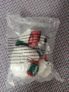 Coca Cola Polar Bear Green Red Scarf  Plush 5" - Picture 1 of 4