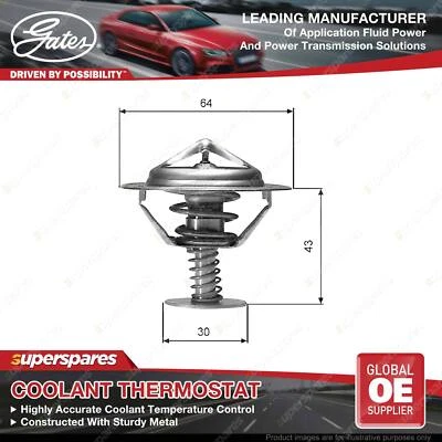 Gates Thermostat Kit for Mitsubishi Triton MK ML MN Verada KH KJ KR Starwagon - image 1 of 2