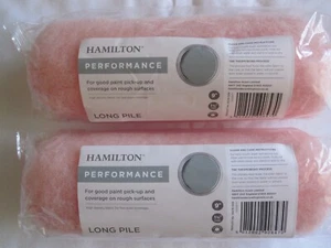 BN 2 X  "HAMILTON PERFORMANCE" 9" LONG PILE PAINT ROLLER - FREE POST TO UK ONLY - Picture 1 of 2