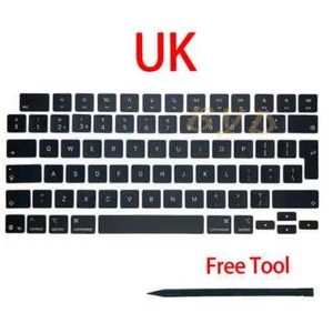 New Key Cap Black UK English For Macbook Air Retina 13.6" 15.3" M4 A3240 A3241 - Picture 1 of 2