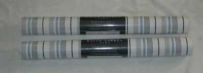 Ralph Lauren Wallpaper Blue Gable Stripe / 2 rolls - Image 1 of 4