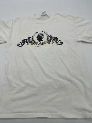 Caesars T-Shirt Men Medium White Graphic Print Logo…#8803 - Image 1 of 4