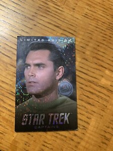 DAVE AND BUSTER’S STAR TREK “CAPTAINS set” CAPTAIN PIKE. RARE, Limited Edition.