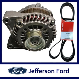 Genuine Ford Falcon BF FG & Territory SY 4.0L 6cyl Alternator & Drive Belt - Picture 1 of 8