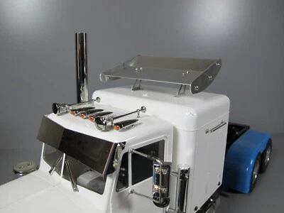 Aluminum 13.1cm Roof Spoiler Wing for Tamiya R/C 1/14 King Grand Hauler Truck - Image 1 of 4