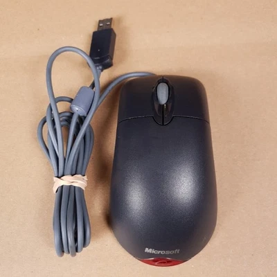 Microsoft Wheel Mouse Optical 1.1A USB PS/2 Compatible X802382 Tested & Working - Image 1 of 2