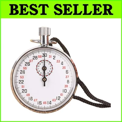Durable Stainless Steel Stopwatch with Large Display for Accurate Sports Timing - Image 1 of 4