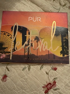 PUR Festival 12-piece Pressed Pigment Palette Eyeshadow, New In Box - Image 1 of 3