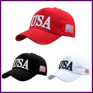Cappello da baseball Red Presiden Election Peaked ricamato 3D USA per uomo donna - Foto 1 di 27