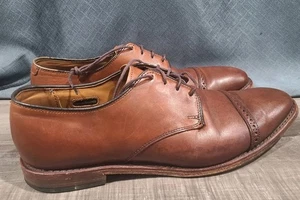 Zapato de Vestir Allen Edmonds Boulevard Castaño Puntera Derby Talla 11 - Imagen 1 de 13