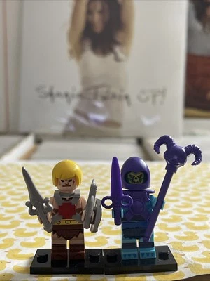 HE-MAN SKELETOR LOT MASTERS OF THE UNIVERSE LEGO MINIFIG classic travis knight - Image 1 of 4
