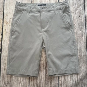 Nautica Embroidered Logo Hybrid Shorts Gray Boys Size 8 School Youth - Picture 1 of 8
