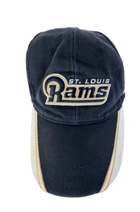 St. Louis Rams 2008 Edward Jones NFL Giveaway Blue Strapback Adjustable Cap Hat - Picture 1 of 5