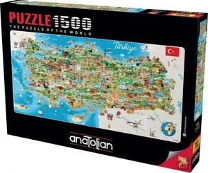 NUEVO Rompecabezas Anatolia 1500 Piezas Mapa de Turquía - Imagen 1 de 2