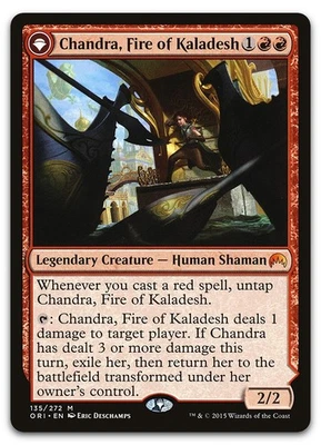 Chandra, Fire of Kaladesh #135 (NM) Magic Origins ORI Magic MTG - Image 1 of 2