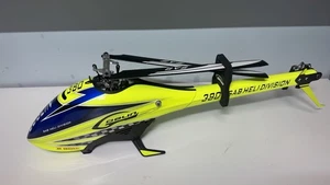 SAB Goblin RC Helicopter 380.  Yellow Blue!!  BNF. - Picture 1 of 16
