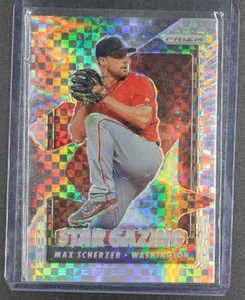 2020 Panini Prizm Star Gazing Checkerboard Prizm /75 Max Scherzer #SG-2 - Bild 1 von 2