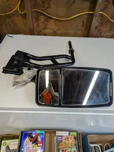 ROSCO TERRASTAR BUS MIRROR SET SSM00300335 DS 2-POINT MOUNT, PS LONG ARM M815H - Picture 1 of 4