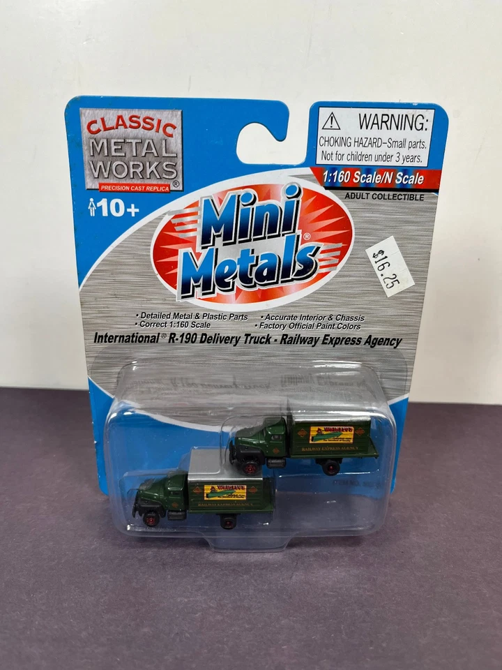 Mini Metals 50337 R-190 CAMIÓN DE ENTREGA AGENCIA FERROVIARIA EXPRESS Set Escala 1:160 N Foto 1 de 4