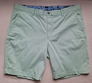 TOMMY BAHAMA MENS SZ 40 FLAT FRONT POCKETS STRETCH CHINO SHORTS BLUE... - Picture 1 of 10