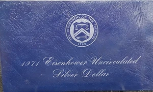 US Mint 1971 UNC 40% Eisenhower Silver Dollar   TP 10609 - Picture 1 of 3