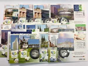 Fußball FIFA WM 2006 Numisbrief mit Medaillen PP, 925er Silber, AUSWAHL (S4-1 - Picture 1 of 26