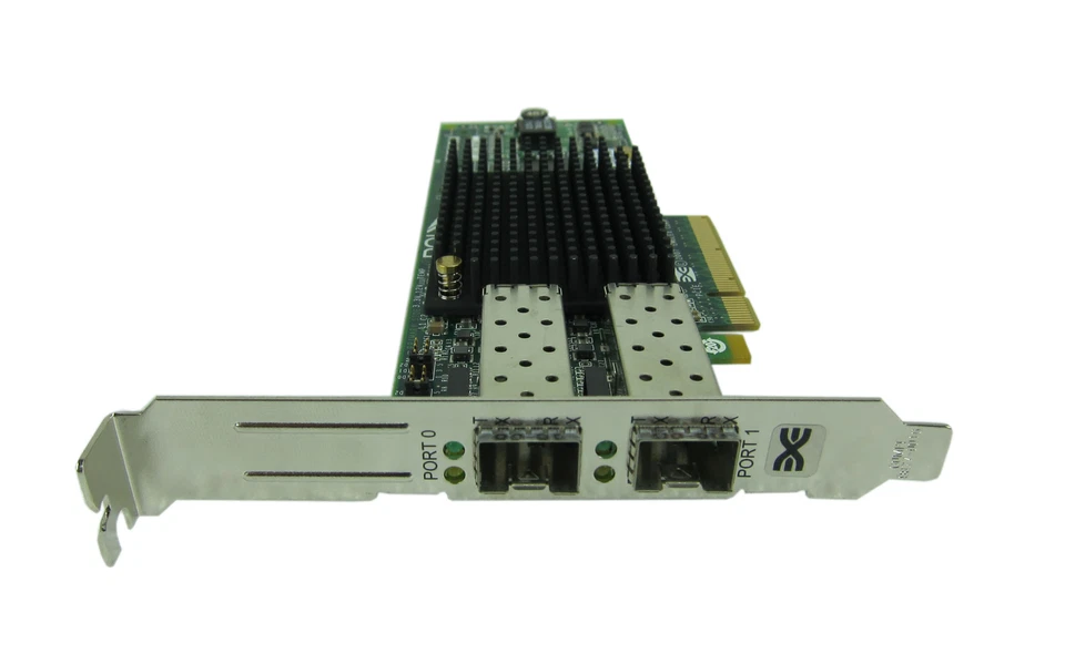 Dell Emulex LPE12002 8Gb Dual Port Fibre Channel PCI-e Host Bus Adapter C856M - Image 1 of 3