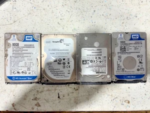 JOB LOT OF 6 x Sata 500GB 320GB 160GB 80GB 2.5" Laptop Hard Drives 6 Drives - Afbeelding 1 van 2