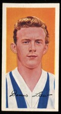 Trade Card, Barratt, FAMOUS FOOTBALLERS, A8, 1960, Huddersfield, Dennis Law, #24
