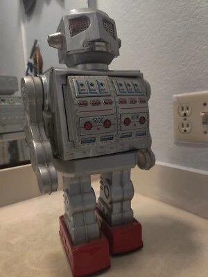 Juguete de hojalata original Horikawa de colección SUPER GIGANTE ESPACIAL  Foto 1 de 4