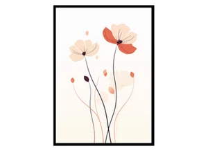 Póster impreso arte pared flores amapolas arte de amapola decoración del hogar flores - Imagen 1 de 5