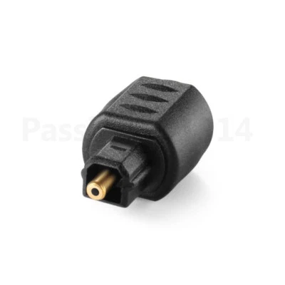 New Optical Audio Adapter 3.5mm Female Jack Plug to Digital Toslink Male - Image 1 of 4