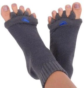 Foot Alignment Socks, Charcoal Black Helps Bunions, Crooked & Hammer Toes & More - Picture 1 of 5