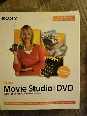NWOT OLDER Sony Vegas Movie Studio + DVD Platinum Edition Windows Version XP - Image 1 of 4