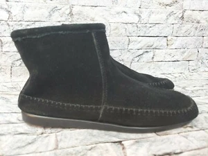 Aerosoles Linbo Damengröße 6M Stitch N Turn Stiefeletten schwarz Leder Wildleder - Bild 1 von 8
