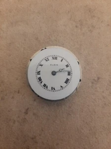 Atq 1914 Elgin Pocket Watch Hunter Movement 7j With Face & Hands Parts or Repair - Picture 1 of 5