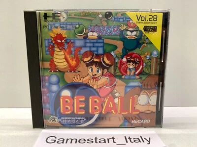 BE BALL - NEC PC ENGINE - HuCARD GIOCO USATO HUDSON SOFT 1990 BEBALL - Immagine 1 di 4