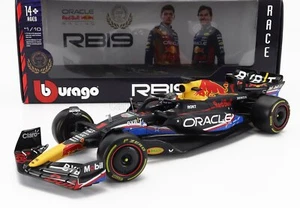 MODELLINO AUTO STATICO BURAGO RED BULL F1 RB19 VERSTAPPEN USA GP 2023 SCALA 1/18 - Foto 1 di 10