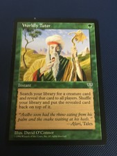 MTG 1x WORLDLY TUTOR Mirage NM/MT Shipped with Tracking