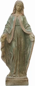 Virgin Mary Garden Statue Outdoor Sculpture H31.1Inch Patio Yard Decorative  - Picture 1 of 12