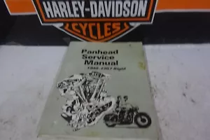 Harley Davidson OLE USED PANHEAD 48-57 RIGID INCLUSIVE SERVICE MANUAL - Picture 1 of 18