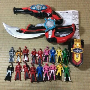 Power Rangers Super Megaforce Gokaiger Mobirates Gun Saber Ranger Key Set BANDAI - Picture 1 of 8