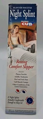 HealWell Cub Plantar Fasciitis Night Splint Used In Box Size Small Right Foot - Image 1 of 4