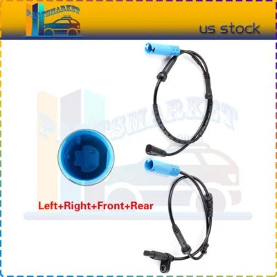 2X ABS Wheel Speed Sensor Front Rear For Mini Cooper 2002-2005 2006 2007 2008 Foto 1 de 4