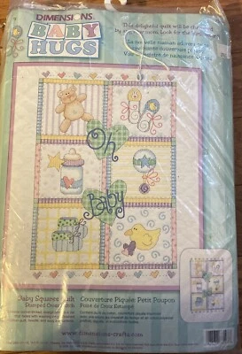 Dimensions Baby Hugs Cross-Stitch Blanket 731031 Baby Squares - Image 1 of 4