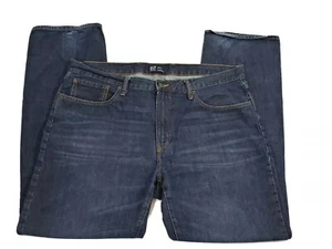 Gap Jeans sz 38x32 straight fit dark denim light weight mens - Picture 1 of 6