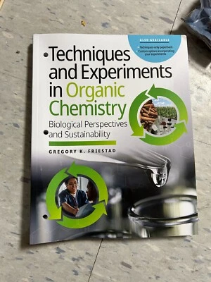 (IE)TECHNIQUES AND EXPERIMENTS IN ORGANIC CHEMISTRY BY GREGORY K. FRIESTAD - Imagem 1 de 2