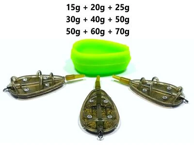 Method Feeder Set Futterkorb Ausdrückform Futterform Methodkörbe von 15g bis 70g - Bild 1 von 3