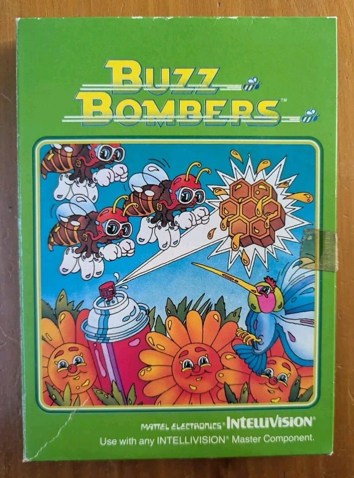 Buzz Bombers - Mattel Intellivision - In Box With Overlays - Image 1 of 4
