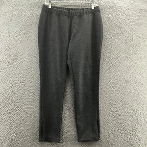 Talbots Ankle Pants Womens 1XP (actual 31x27) Gray Plaid Mid Rise Ankle Zip - Picture 1 of 17